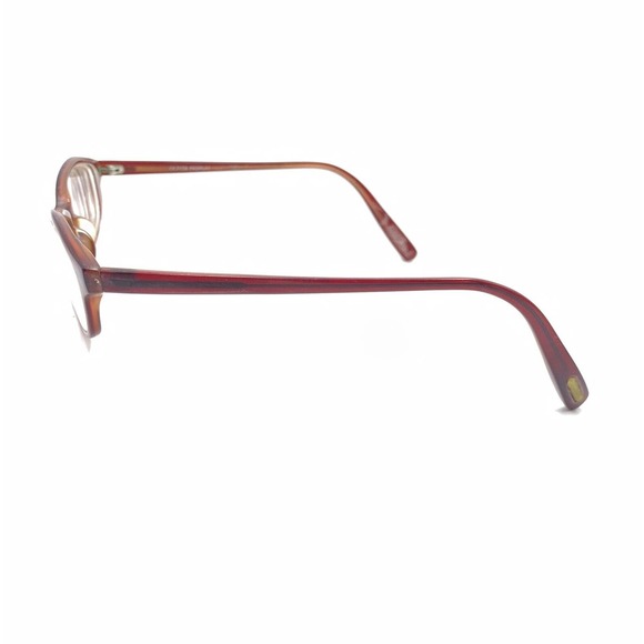 Oliver Peoples Maria SHA Ruby Red Rectangle Eyeglasses Frames 49-16 135 Designer - Picture 7 of 12